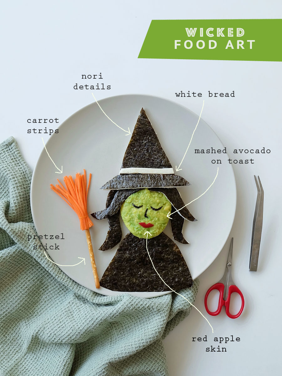 Wicked Musical Elphaba Bento Food Art