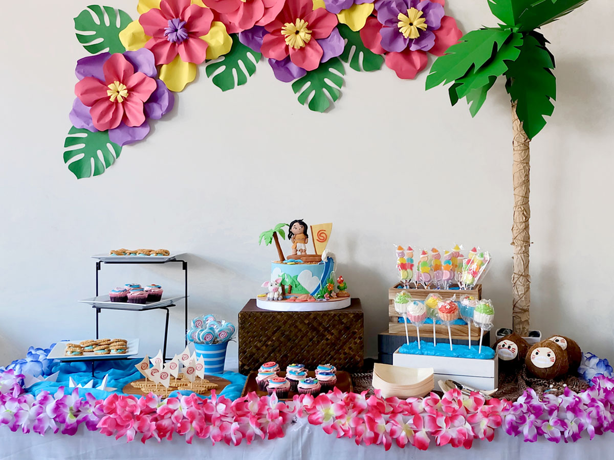 Zoe S Moana Birthday Party A Crafted Lifestyle
