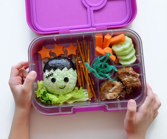 Halloween Bento: Frankenstein Food Art