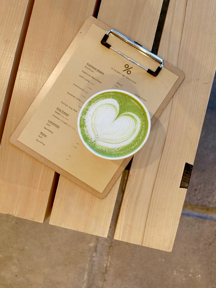 % Arabica Manila Matcha Latte