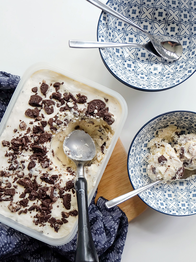 No Churn Oreo Ice Cream