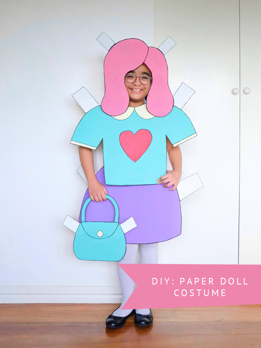 DIY Paper Doll Costume A Crafted Lifestyle