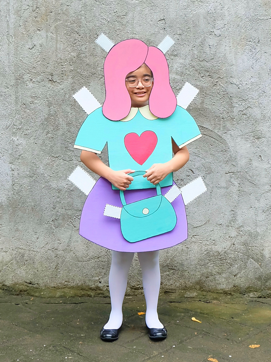 Diy Paper Doll Costume A Crafted Lifestyle