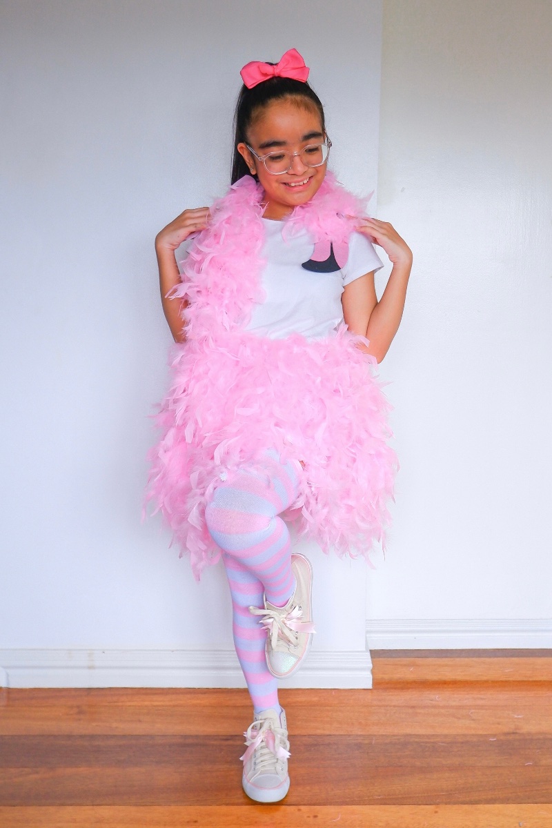 DIY Lawn Flamingo Costume + Cactus Baby Costume - Studio DIY
